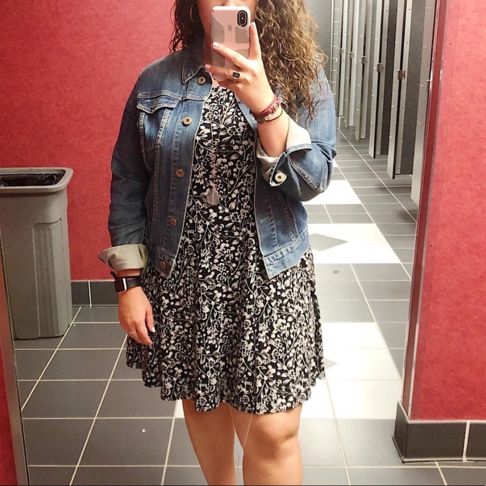 Floral Jersey Dress